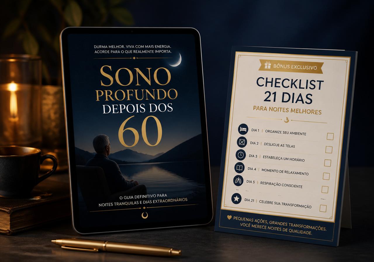 Ebook Sono Profundo depois dos 60 com checklist bônus